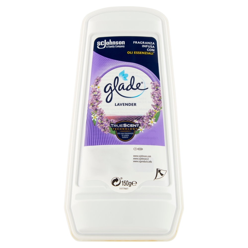 Glade Assorbiodori, Profumatore per la Casa e Armadi, Fragranza Lavanda 150g